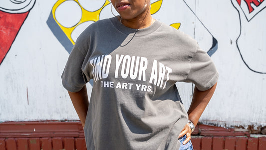 "FIND YOUR ART" T-Shirt FADED BLACK